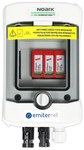 Hermetic switchgear EMITER with DC Dehn 1000V type 2 surge arrester, 1x PV string, 1x MPPT